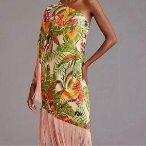 FARM Rio Tropical One-Shoulder Dress